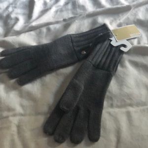 Grey gloves brand new never worn